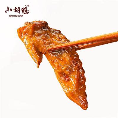 China Xiao Hu Duck Factory Wholesale Normal Price Meat Spicy Food Snack 198g Spicy Chicken Salmon for sale