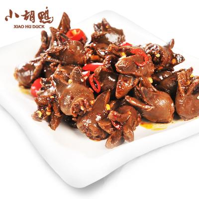 China Normal Customization Meat Tasty Spicy Snacks Cooked Chinese Popular Foods Xiao Hu Duck Heart For Man for sale