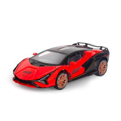 China Toy High quality lambo supercar simulation car model diecast toy die cast car for kids for sale