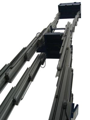 China Trailing / Pull Telescopic Lift Platform , 10.7m Height Hydraulic Elevating Platform for sale