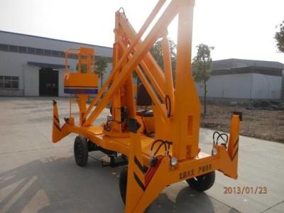 China Telescopische Hydraulische Boomlift 10 mpa Druk 8m Platformhoogte voor Stadions Te koop