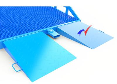 China Easy Operation Container Unloading Ramp , Mobile Ramp For Unloading Trucks for sale