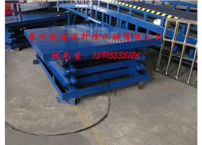 China Hydraulische de Liftladder van de ladingslift 2001 Kg-Lading met Anti - Steunbalkplatform Te koop