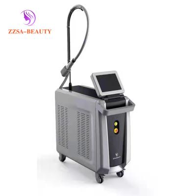 China Long Pulse 1064nm Anti-Hair Removal ND Yag Laser Hair Removal 2021 Dark Skin Epilator Hair Removal Machine for sale