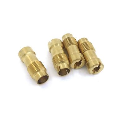 China Professional GMQX Aluminum Fixture Parts Machining Micro Machining Brass CNC Carburetor Tube Bracket High Precision Manufacturing for sale