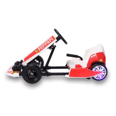 China Shiny Go Karts With Light Wheel Battery Power Drift Go Karts High Speed ​​Cheap Go Karting Front Wheel 8 Inch for sale