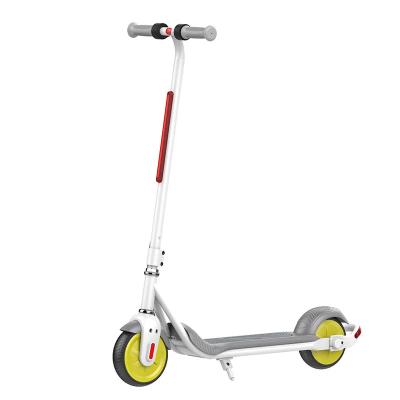 China Solid Tyre New 150w Electric Scooter Children Electronic  Two Wheels Cute Toy Electric Foldable For Kids for sale