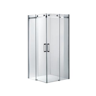 China Modern Easy To Install Transparent Shower Enclosure Fancy Tempered Glass Shower Enclosure for sale