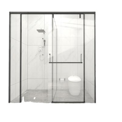 China Modern Hotel Extra Large Tempered Glass Shower Enclosure Easy To Install Square Shower Enclosure for sale