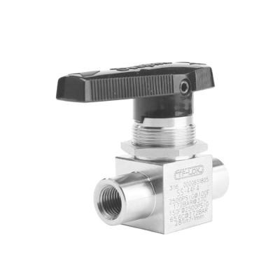 China Small General Inline Stainless Steel Ball Valves For Instrument for sale