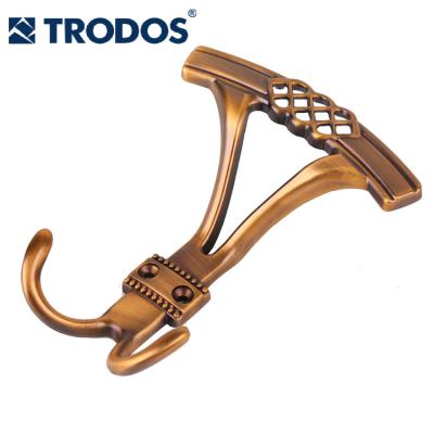 China Durable Anti-Corrosion And Rust High Quality Clothes Wall Zinc Alloy Metal Coat Hook for sale