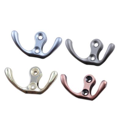 China Trodos factory price viable cheap anti-rust zinc alloy modern hanging clothes coat hook for sale