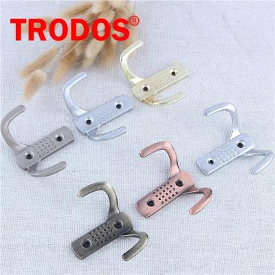 China Factory direct viable anti-corrosion hanger hot sale Trodos zinc alloy clothes wall hook for sale