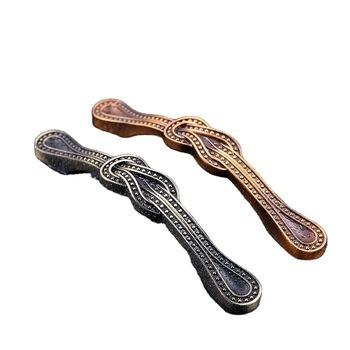 China Easy Installation And Durable Trodos Traditional Luxury Double Sided Pulls Handle Antique Furniture Vintage Door Parts Handles for sale