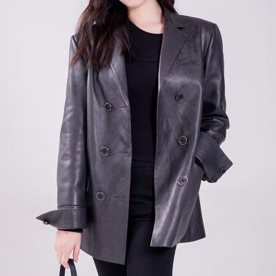 China Hot Selling QUICK DRY Casual Pure Sheepskin Spring Women Leather Jacket In Sialkot Pakistan Price for sale