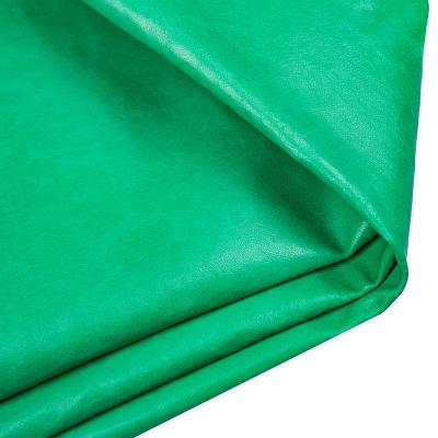 China High Quality Green Custom Logo Oem Finished Sheep Skin Wind Proof Scratching Leather Supplier for sale