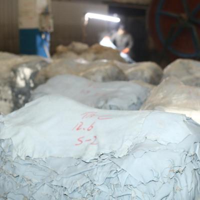 China Wholesale Customization of Water Resistant Wet Blue Leather of Various Specifications Partially Prepared Products Sheepskin Split Leather for sale