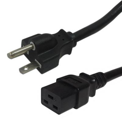 China American Standard Home Appliance NEMA 6-15P To IEC C19 Power Cord for sale