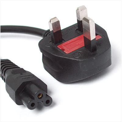 China Standard BS1363 UK COMPUTER Plug To IEC C5 PC Power Cord for sale