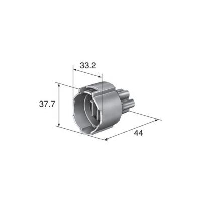 China Wire To Wire 8 Pin Female Electrical Housing Plugs Sumitomo Connector 6187-8691 Adapter Wire To Wire Automotive PBT or PA66 FREE 5m Ω 8P Max for sale