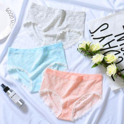 China Newest Lace Antibacterial High Quality Comfortable Ladies Underwear Cotton Color Seamless Panties For Women for sale