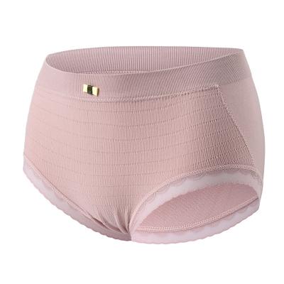 China Wholesale Hot Sale Breathable Ladies Lace Up Seamless Breathable Women Comfortable Underwear Young Girl Panties Soft Briefs for sale