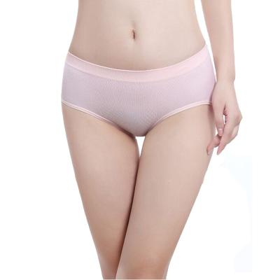 China Anti-Bacterial Company wholesale seamless spandex top straight rise soft breathable underwear for women for sale