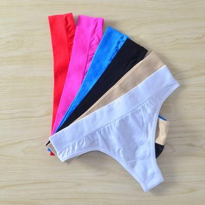 China Breathable Hot Wholesale Ladies Sexy Thong Seamless Panties for sale