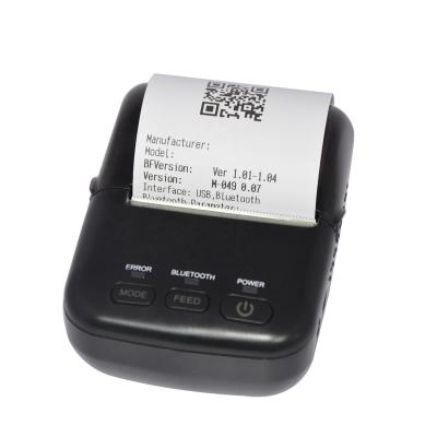 China Black And White Wireless USB Interface Products Stock Status Mini Mobile Printer-T12BT for sale