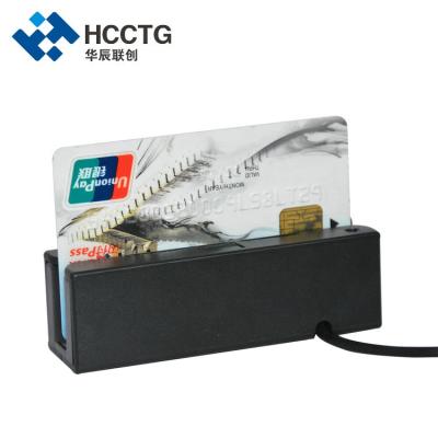 China 1&2&3 Tracks MSR Machine Portable USB Magnetic Stripe Card Reader With Writer /Reader HCC750U-06 L90 28 mm *W 27.5*H for sale