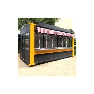 China Retail Living 20 Ft Temporary Fabricated Moldular Prefab Container Beach House Dubai England for sale