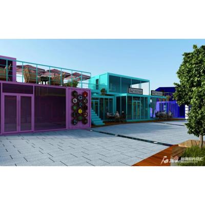 China Prefabricated House Building Dumper Roaster House Ksa Bungalow Tiny Store Container Coffee Shop for sale