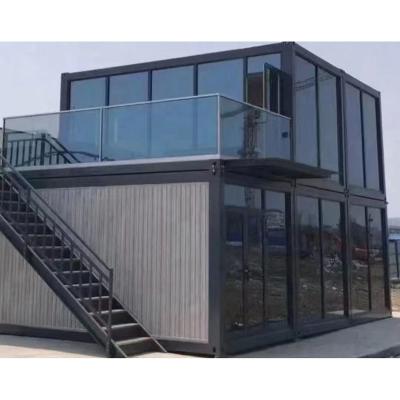 Cina Prefabricated Luxury Insulated 20feet 160square Prefab House K House 40ft Flat Pack Office Building Container Home in vendita