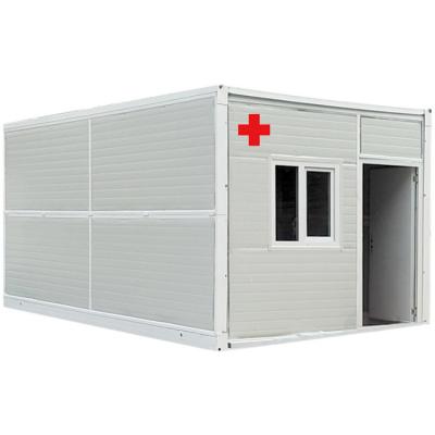 China Prefab Mobile Prefabricated House Container Modular Portable Hospitals Cabins en venta