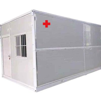 China Field Hospital Use Prefab Modular Flat Pack Medical Mobile Hospital Container Houses for sale