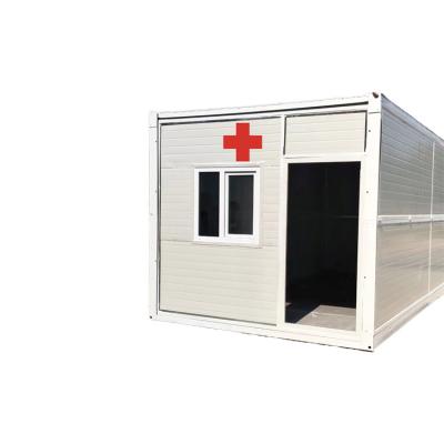 China Prefabricated Movable Isolation Health Care Container Clinic Design House en venta