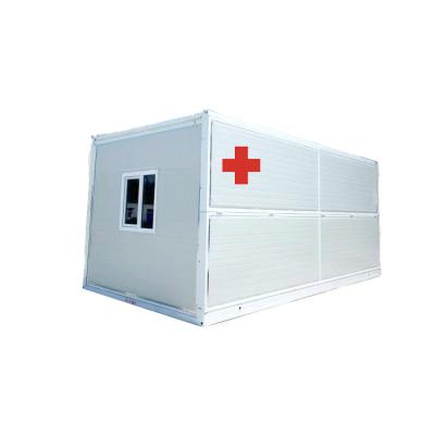 China Prefab Mobile House Resist Disease Clinic Center Container Isolation Hospital Mobile Emergency Room en venta