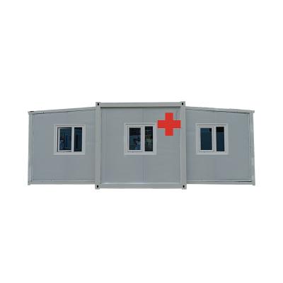 China Best Price 6x6 Mobile Prefabricated Hospitals Emergency Room Hospital Clinic Rooms Medical Container Houses en venta