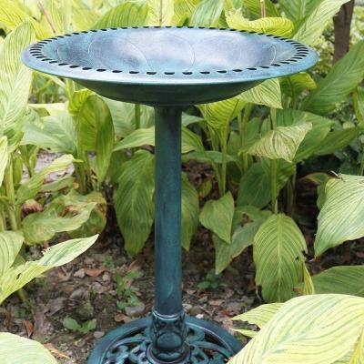 China 2022 Modern Custom Logo Outdoor Plastic Accessories Small Mold Garden Mold Bird Head Bath Fountain for sale