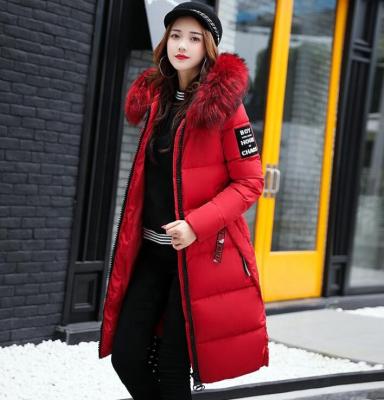 China 2021 Winter women's Walson jacket anti-shrink long down jacket padded coat ladies slim hooded parka ladies winter coats for sale