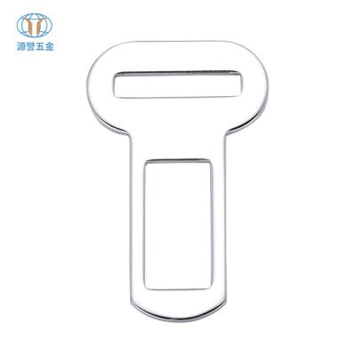 China Car Seat Safety Belt Metal Buckle Zinc Alloy Seat Belt Buckle Car Seatbelt Insert Buckle for sale