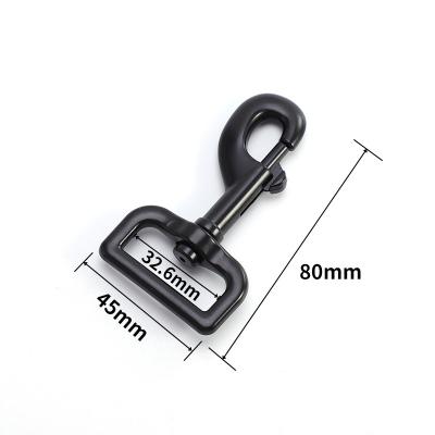 China Good Quality Hardware Accessories Black Swivel Snap Hooks Carabiner Hooks Snap for sale