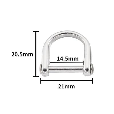 China Custom Metal C Rings Hardware For Handbag Buckles Pet Collar Buckle zu verkaufen