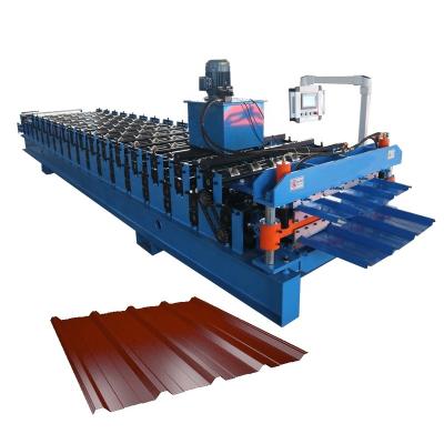 China Metalwork double deck roll forming machine big wave roll forming machine sheet making machine for sale in china for sale