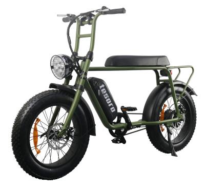 China 2021 Fashion Luxury Fat Tire Electric Bike 20 Inch Electric Bicycle For Adults And Teenagers for sale