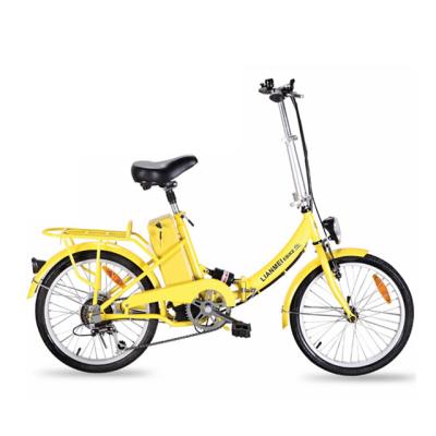 China LMTDH-Q-06 standard 20inch e-bike cheap folding electric city bikes for sale