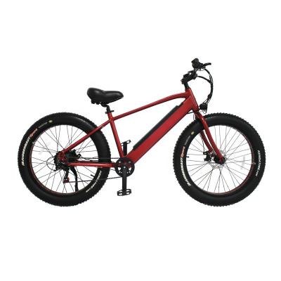 China Wholesale 500w 48v Adult Electric Bike Aluminum Ebike Aluminum Electric Bike 7 Speed ​​Al Alloy Frame Fat Tire 26 inch for sale