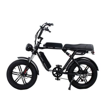 China Super Aluminum Alloy 48V 500W 750W Electric Bike Fat 20 Inch Motor Aluminum Alloy Frame Electric Bicycle E-Bike for sale