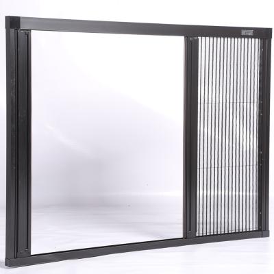 China Modern Decorative Folding Screen Household Diy Pleated Silding Insect Screen Window for sale