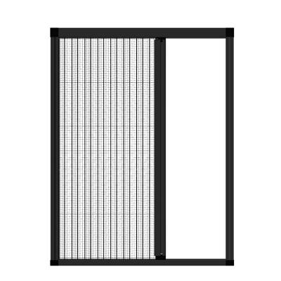 China Modern Manufacture Aluminum Alloy Folding Retractable High End Screen Door for sale